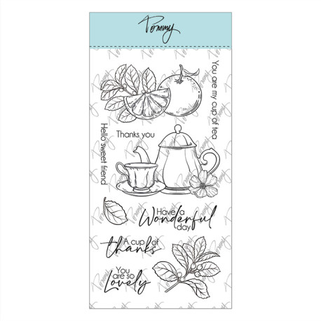 TOMMY clear stamps – A cup of tea