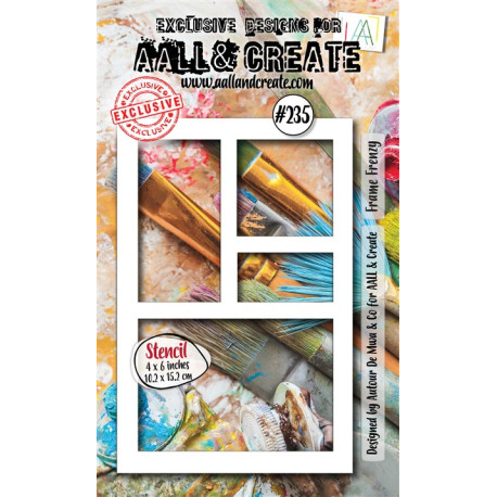 AALL & Create Stencil 235 Frame Frenzy