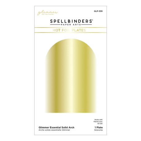 Spellbinders Essential Glimmer Essential Solid Arch Hot Foil Plate