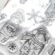 Mes P'tits Ciseaux Hiver Cosy Clear Stamp