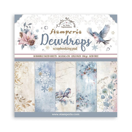 Stamperia Create Happiness Dewdrops Paper Pack 30x30cm