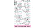 C.C. Design Mice Christmas Clear Stamp