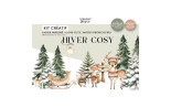 Florileges Kit Creativo HIVER COSY 15x21cm