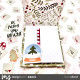 MODASCRAP PAPER PACK TRADITIONAL CHRISTMAS 15x30cm