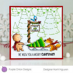 Purple Onion Designs Stacey Yacula - Tree farm Sign