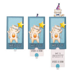StudioLight Peek A Boo Slider Essentials Stamp Stamp & Die