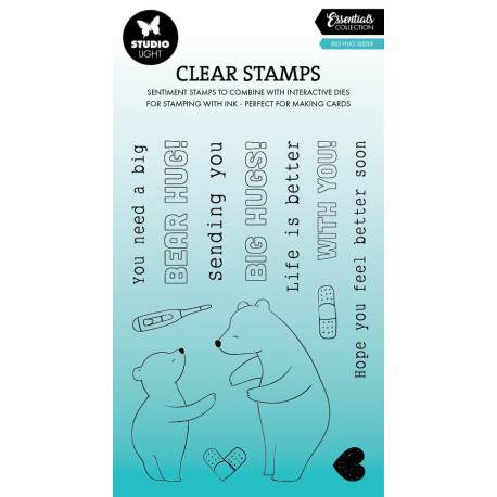 StudioLight Hug Slider Essentials Clear Stamp 762