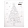 Vaessen Creative Embossing Folder Christmas Tree