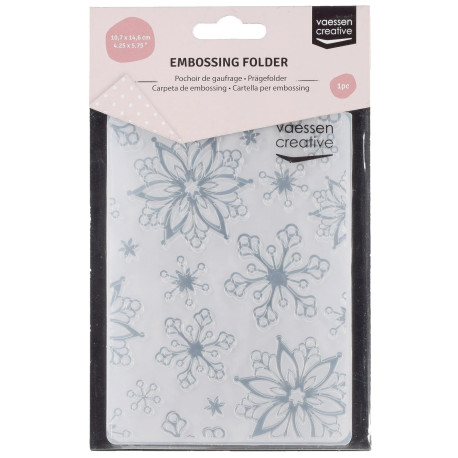 Vaessen Creative Embossing Folder Snowflakes 3