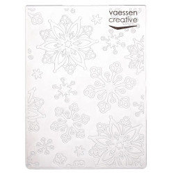 Vaessen Creative Embossing Folder Snowflakes 3