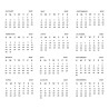 Spellbinders 2025 DIY Calendar Press Plates