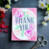 Spellbinders Thank You Blooms Registration Press Plates