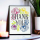 Spellbinders Thank You Blooms Registration Press Plates