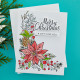 Spellbinders Poinsettia Corner Press Plate & Die Set