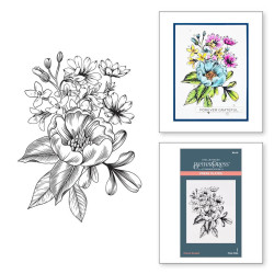 Spellbinders Pressed Bouquet Press Plate