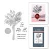 Spellbinders Poinsettia Stems Press Plate & Die Set 8 pezzi