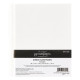 Spellbinders BetterPress Cotton Card Panels 4.25x5.5 Inch Porcelain 25pz