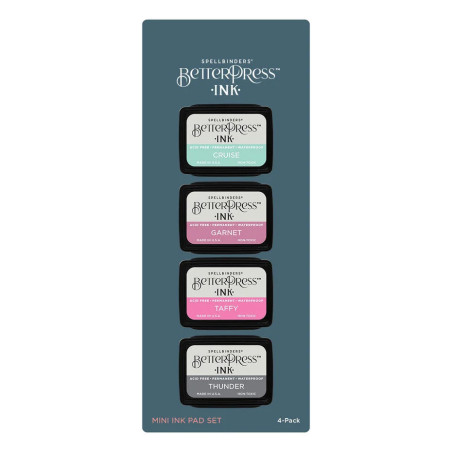 Spellbinders BetterPress Ink Jet Set Mini Set 4pezzi