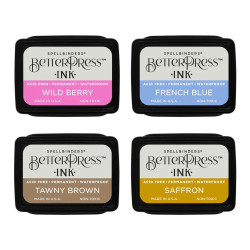 Spellbinders BetterPress Ink Nature Tones Mini Set 4pezzi