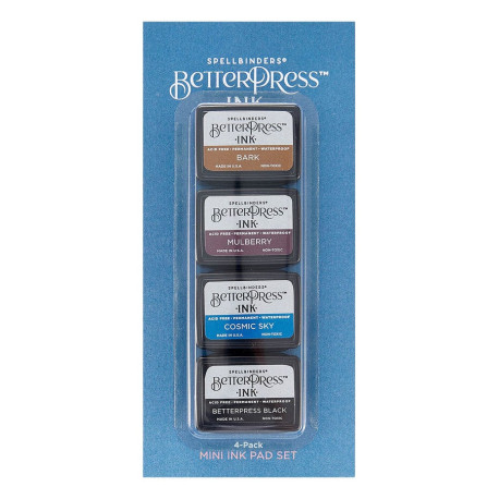 Spellbinders BetterPress Ink Regal Tones Mini Set 4pezzi