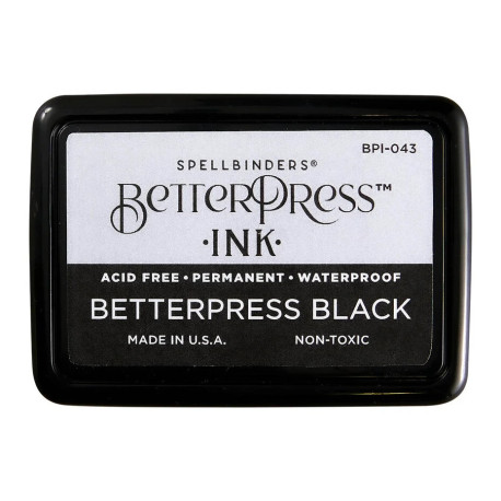 Spellbinders Full Size BetterPress Black Ink Pad