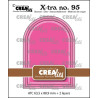Crealies X-tra Dies No. 95 ATC Arch with Little Stripes