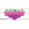 Crealies On the Edge Dies No. 70 10.5 cm with Little Stripes