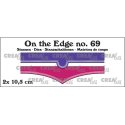 Crealies On the Edge Dies No. 69 10.5 cm with Little Stripes
