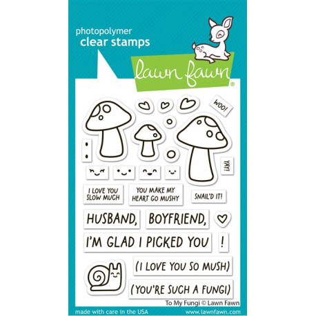 LAWN FAWN To My Fungi Clear Stamp