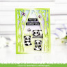 LAWN FAWN I Heart Pandas Clear Stamp