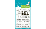 LAWN FAWN I Heart Pandas Add-On Clear Stamp