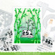 LAWN FAWN I Heart Pandas Add-On Clear Stamp