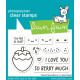 LAWN FAWN Sweet Strawberry Clear Stamp