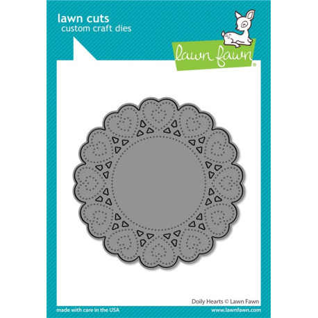 LAWN FAWN Doily Hearts Cuts