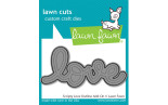 LAWN FAWN Scripty Love Add-On Cuts