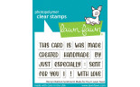 LAWN FAWN Henry's Build-A-Sentiment: Made for You Clear Stamps