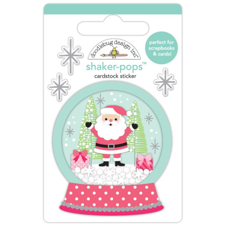 Doodlebug Design Tinsel Time Merry Little Christmas Shaker-Pops