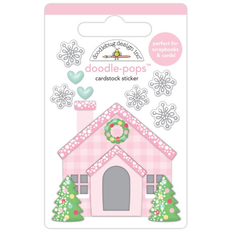 Doodlebug Design Tinsel Time Christmas Cottage Doodle-Pops