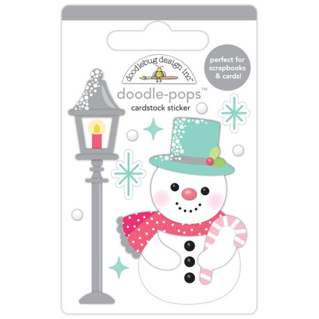 Doodlebug Design Tinsel Time Snow Wonderful Doodle-Pops