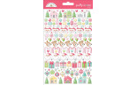 Doodlebug Design Tinsel Time Puffy Icons Stickers