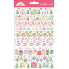 Doodlebug Design Tinsel Time Puffy Icons Stickers