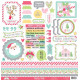 Doodlebug Design Tinsel Time Paper Pack 30x30cm