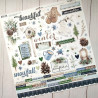 Simple Stories Simple Vintage Fresh Snow CARDSTOCK STICKERS 30x30cm