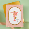 Spellbinders Every Occasion Floral T and Sentiment Press Plate
