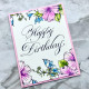 Spellbinders Copperplate Happy Birthday Press Plate