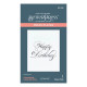 Spellbinders Copperplate Happy Birthday Press Plate