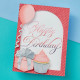 Spellbinders Copperplate Happy Birthday Press Plate