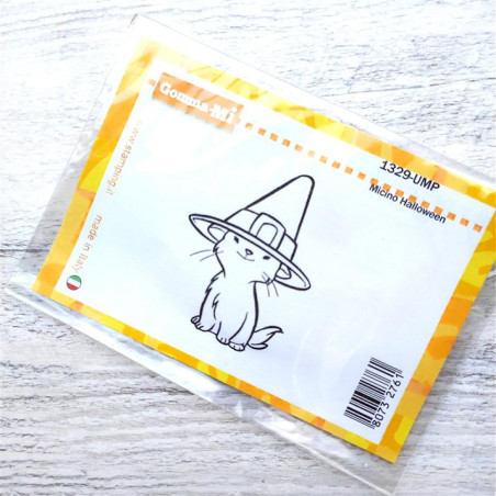 Timbro 1329-UMP Micino Halloween