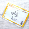 Timbro 1329-UMP Micino Halloween