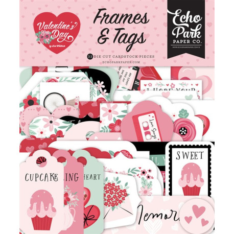 Echo Park Valentine's Day Frames & Tags 33pz